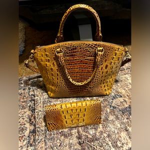 Brahmin Handbag and wallet combo